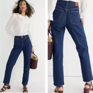 J. Crew Classic Straight dark wash denim jeans